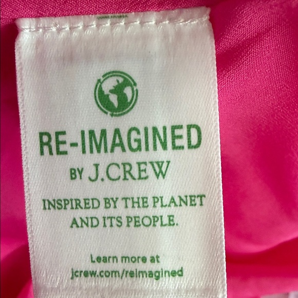 J. Crew Dress Size 2 Ruffle V Neck Mini Dress Pink White Floral Flirty Girly - Picture 9 of 11